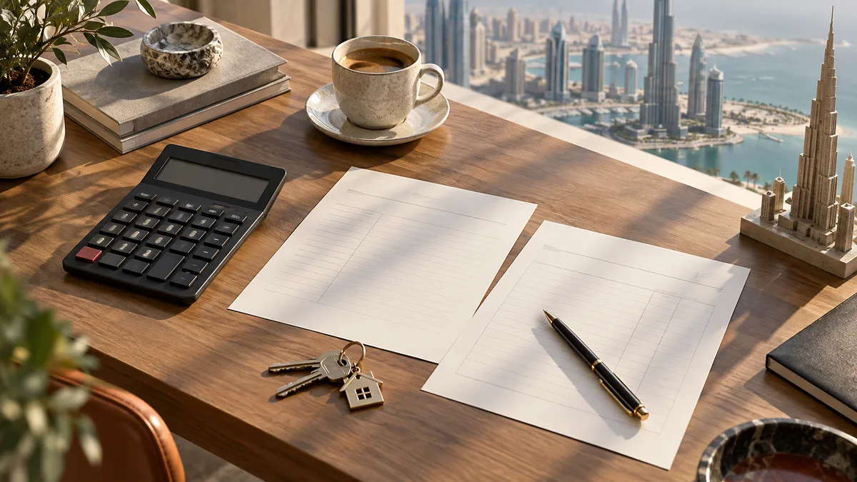 Calculator and property papers for a net cash-flow model