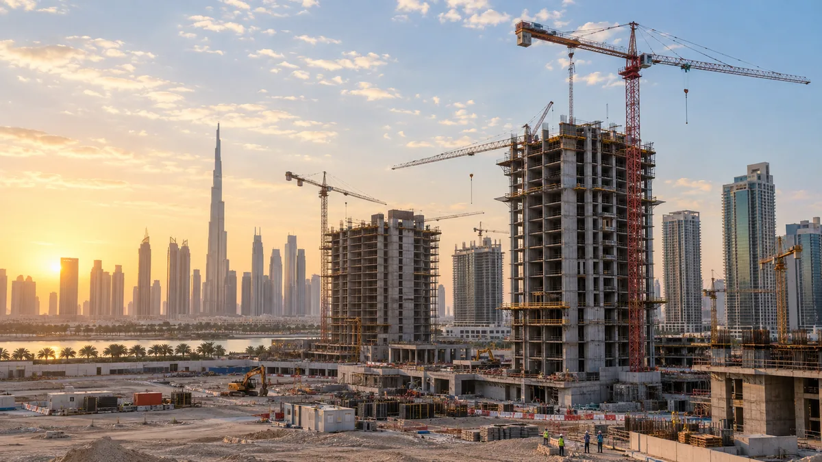 Dubai residential construction site for off-plan delivery checks