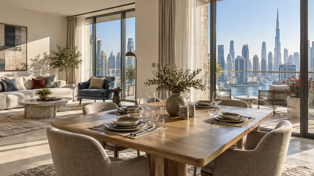 Contemporary Dubai rental home for assessing income potential